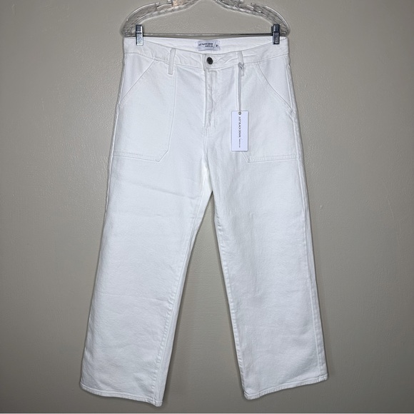 Just Black Denim - JUST BLACK UTILITY WIDE LEG JEANS SIZE 31